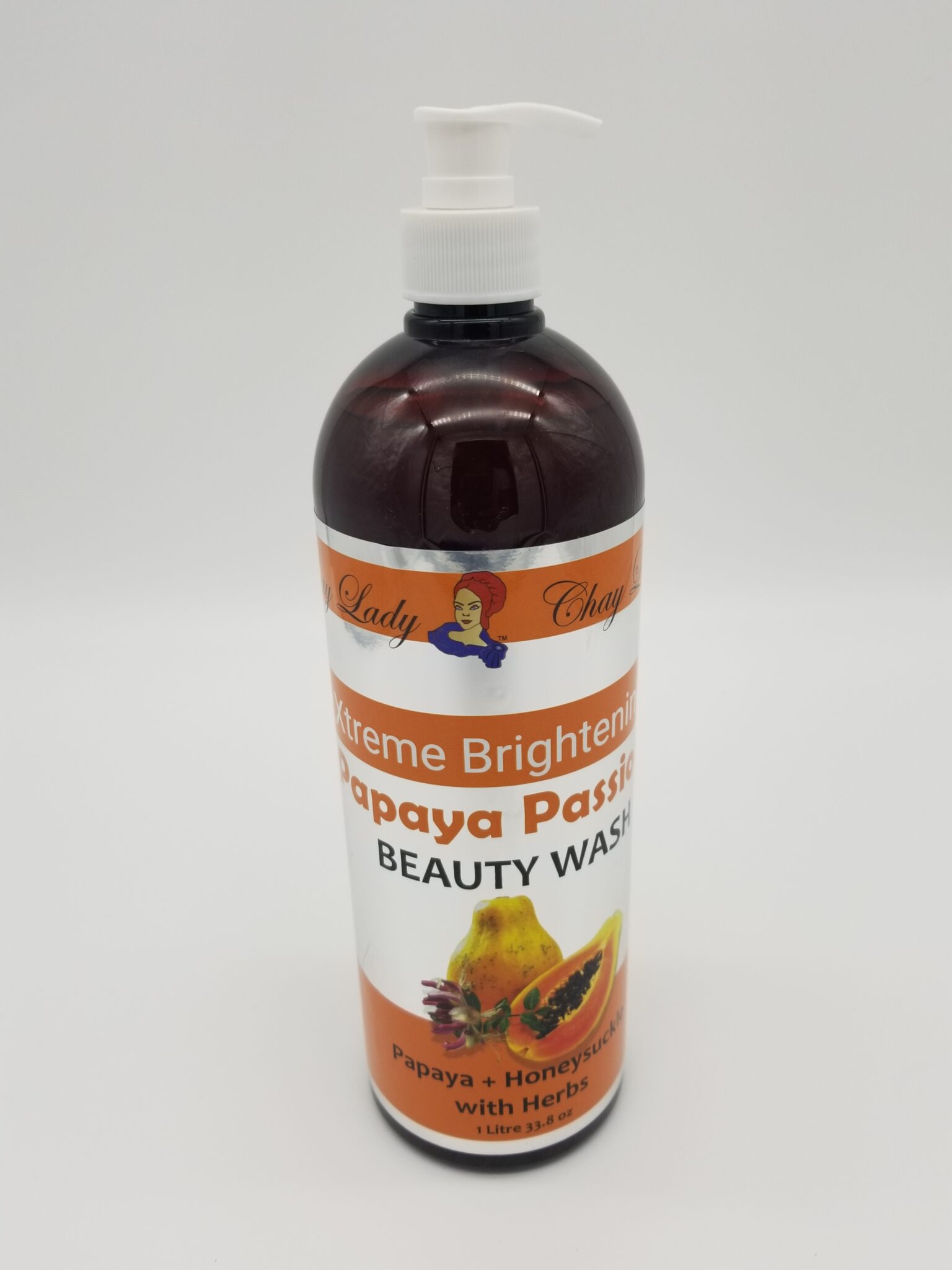 Xtreme Brightening Papaya Passion Body Wash W/ Honeysuckle with Herbs